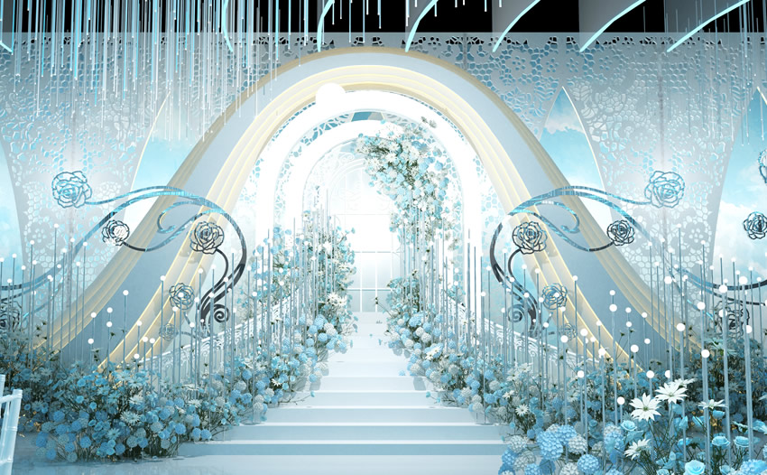 临沂釡香烙馍村水晶厅效果展示